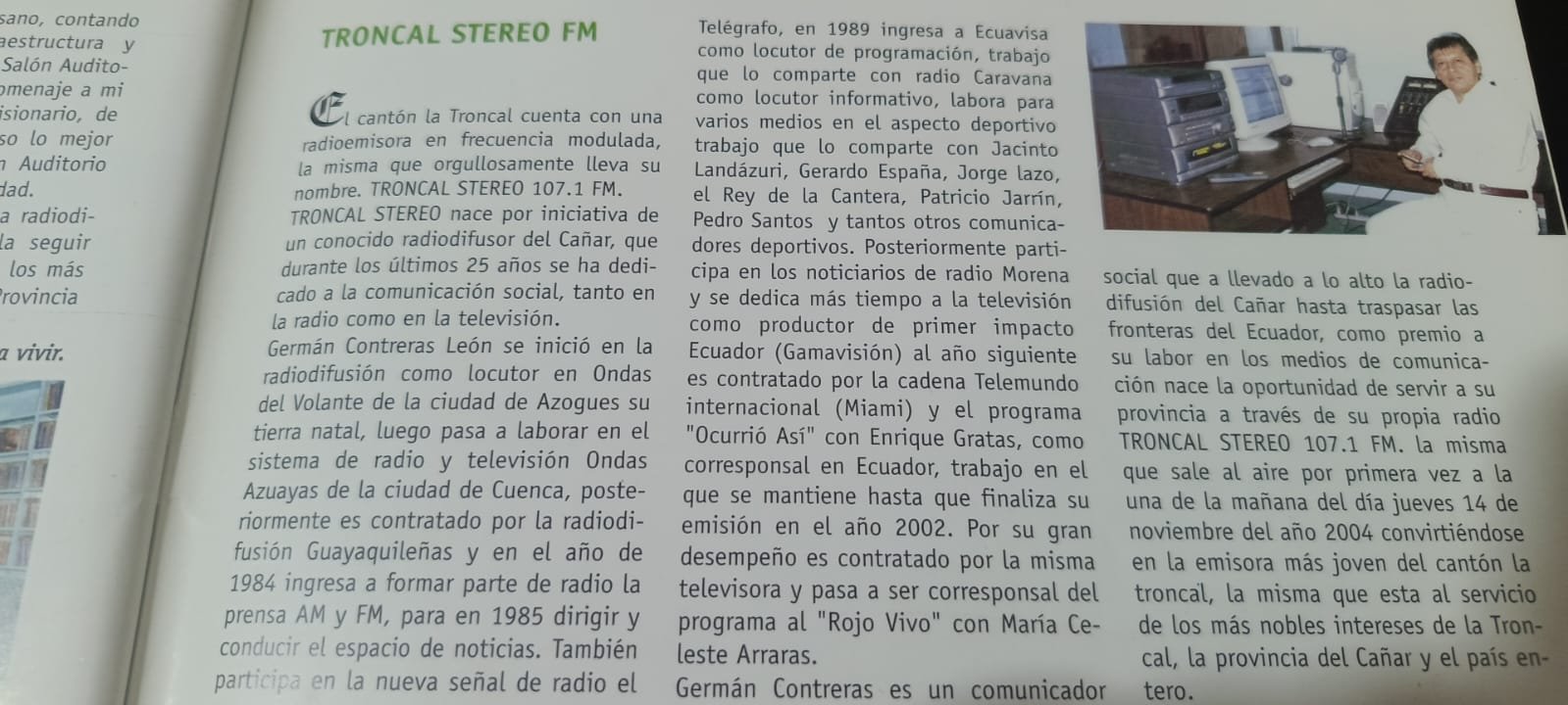 Trayectoria Troncal Stereo FM