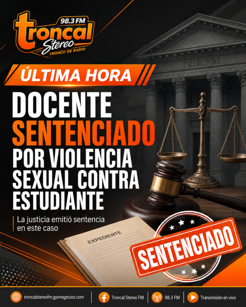 Sentencian a 22 años de prisión a profesor en Cañar por violación a una estudiante.