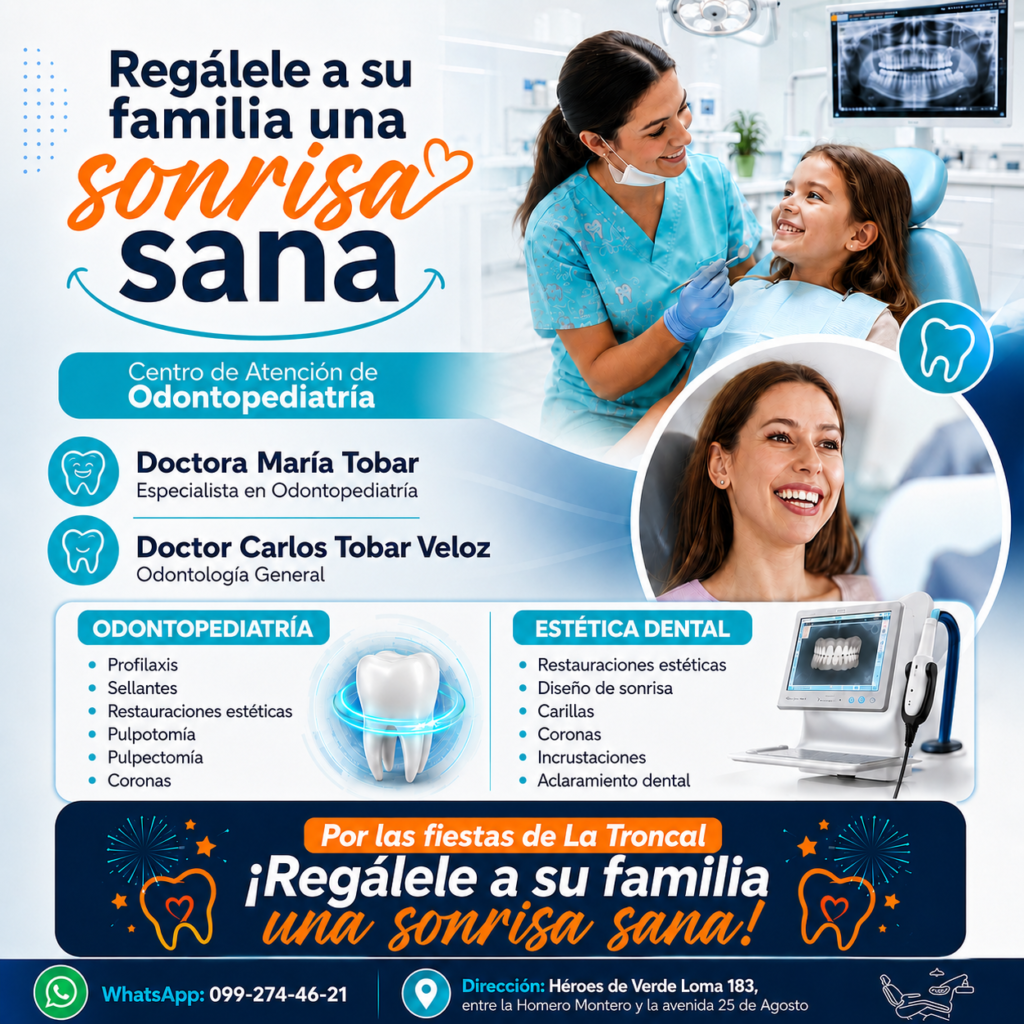 ¡Cuida tu sonrisa y la de tu familia en Centro Odontológico Tobar!