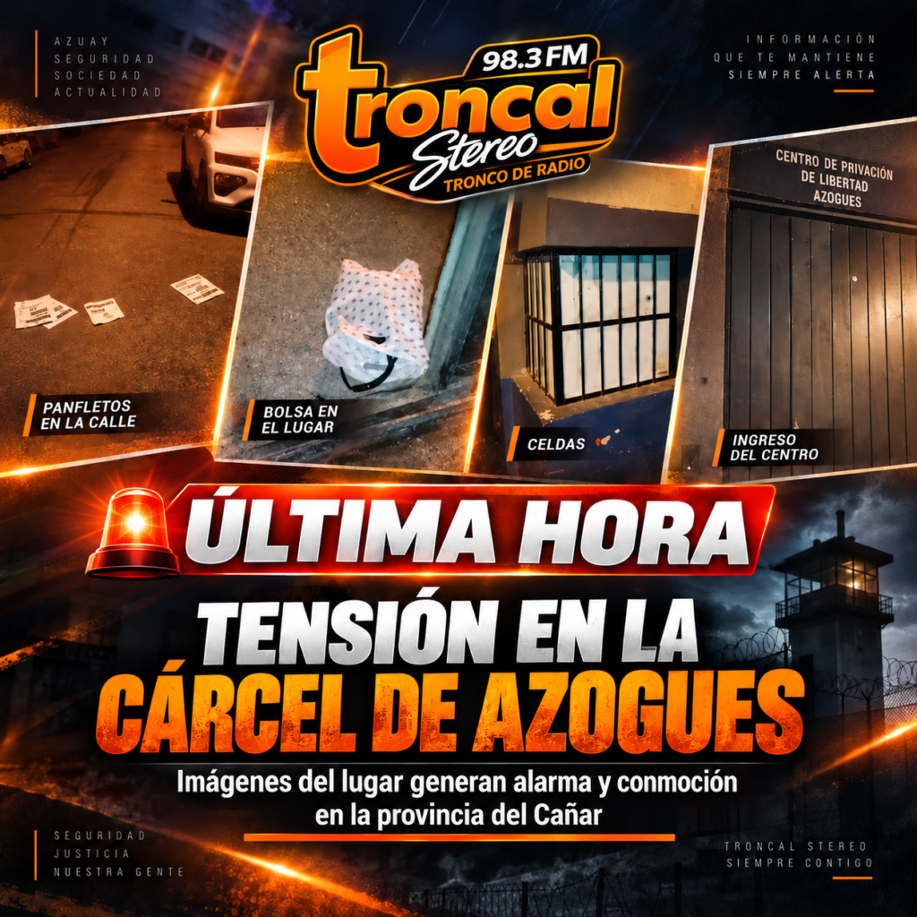 ÚLTIMA HORA | Disparos y artefactos explosivos generan alerta en la cárcel de Azogues
