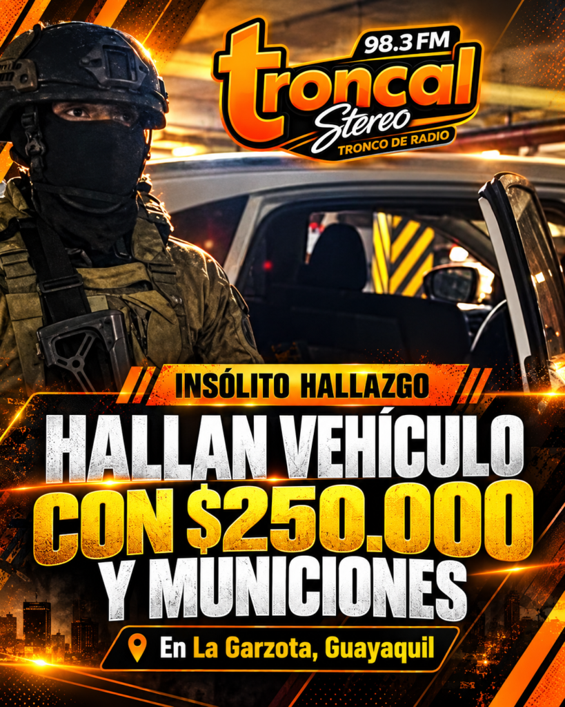 Operativo militar en La Garzota deja el hallazgo de un vehículo con 250.000 dólares y 100 municiones
