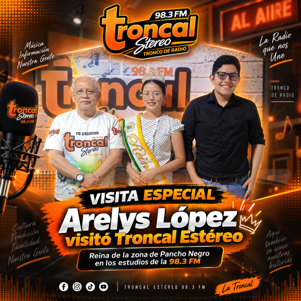 Reina de Pancho Negro presentó en Troncal Stereo su proyecto social para apoyar a los sectores más vulnerables
