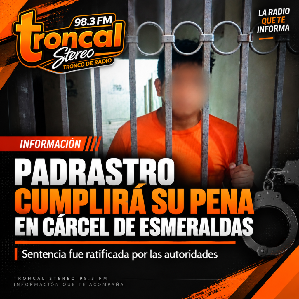 ÚLTIMA HORA | Trasladan a cárcel de Esmeraldas al padrastro procesado por presunta agresión contra una niña en Guayaquil