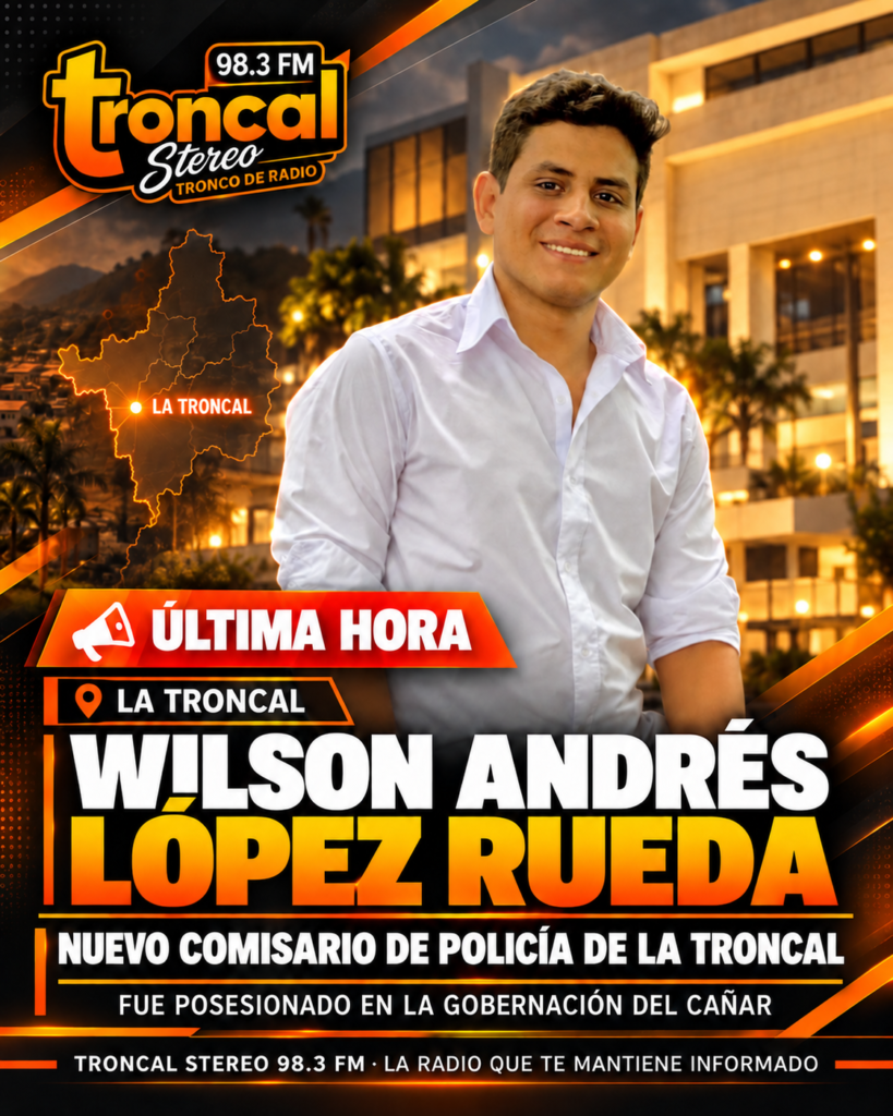 Wilson Andrés López Rueda asume como nuevo comisario nacional de Policía de La Troncal
